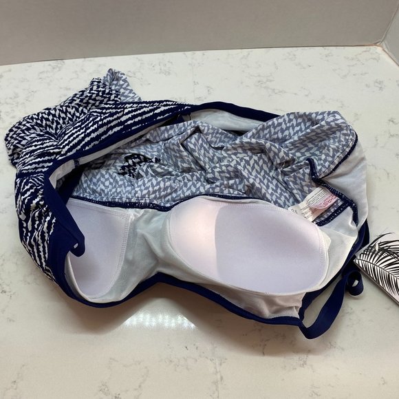 NWT Christina Navy Tankini Top swimsuit - Picture 3 of 5